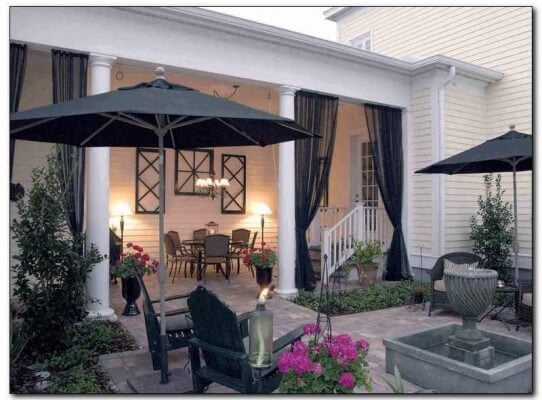 HIGH MOSQUITO NETTING FOR PATIO