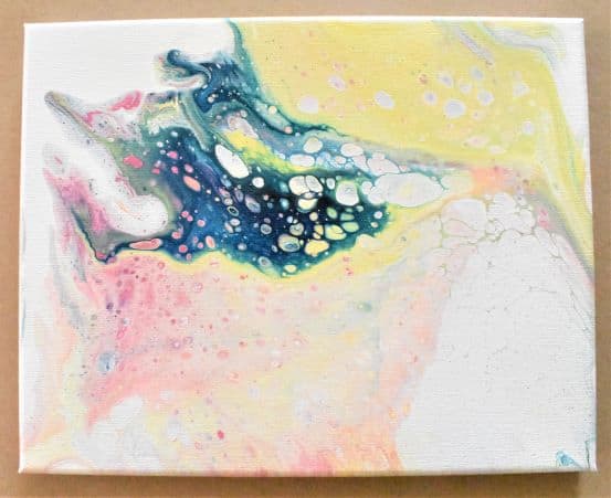How To Make An Acrylic Pour Flip Cup Painting Homebody Hall