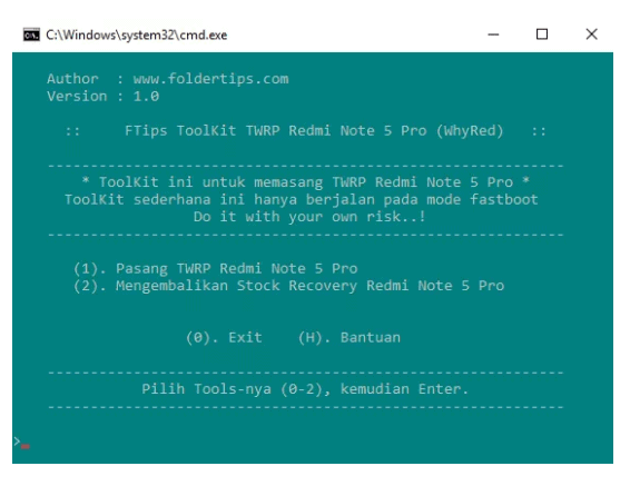 Cara Instal TWRP Dan Root Redmi Note 5 Whyred Tanpa Bootloop Dan Ngebrick 2 twrp redmi note 5 whyred