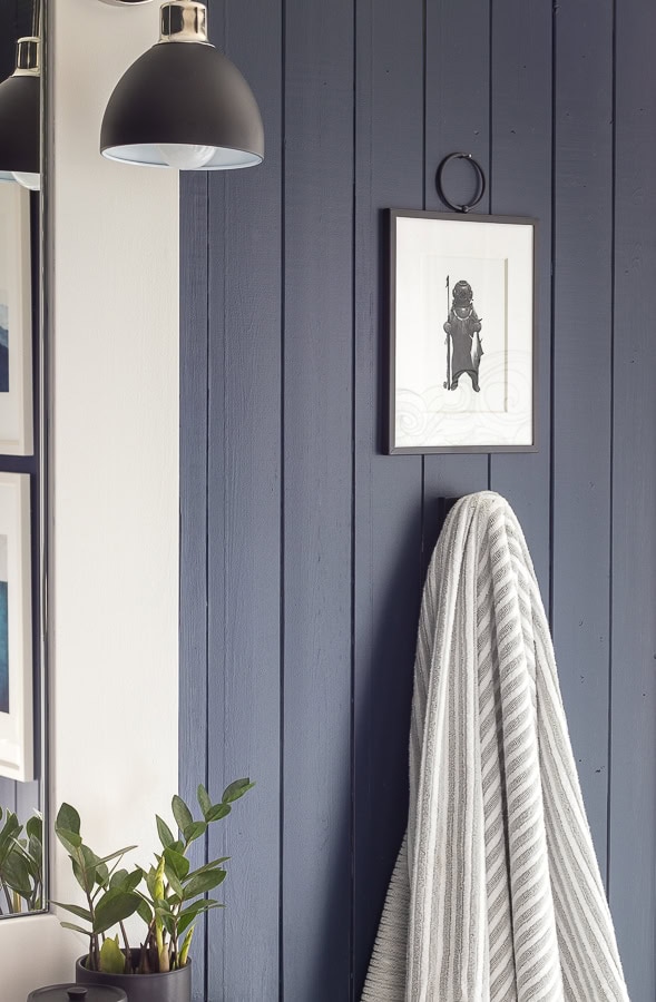 Navy and Gray Nautical Boy Bathroom The Lilypad Cottage