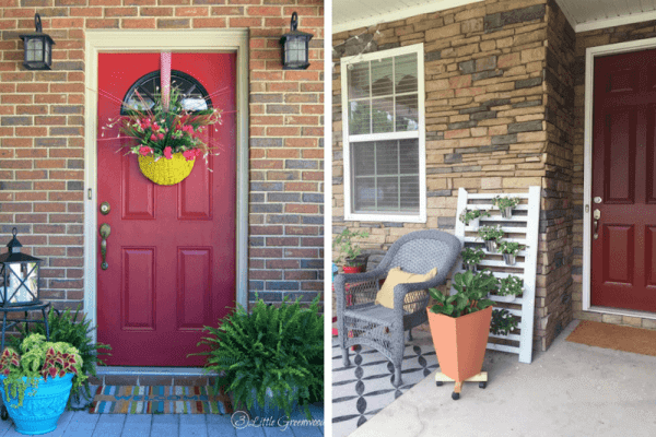 SMALL FRONT PORCH IDEAS MINI GARDEN