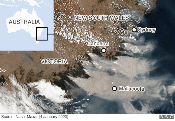 Australia Wildfire Smoke Pollution