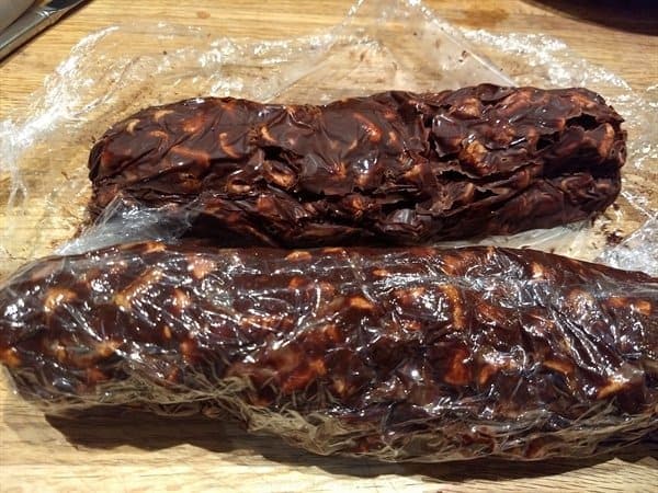 Chocolate Stained Glass logs