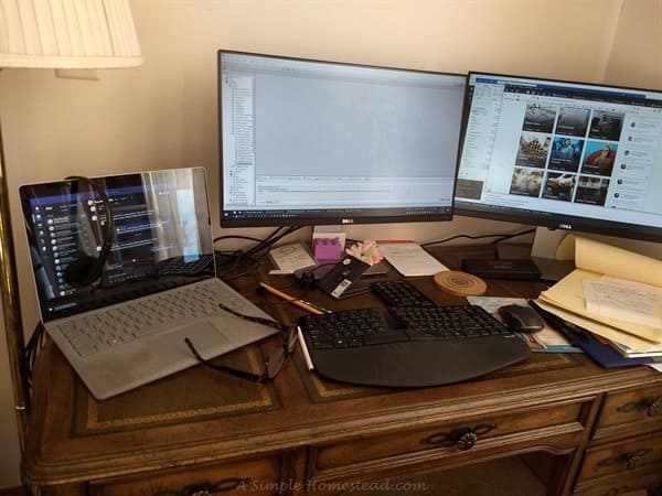 Work from home setup