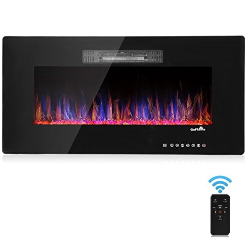 Tangkula Wall Mount Recessed Electric Fireplace Heater Review