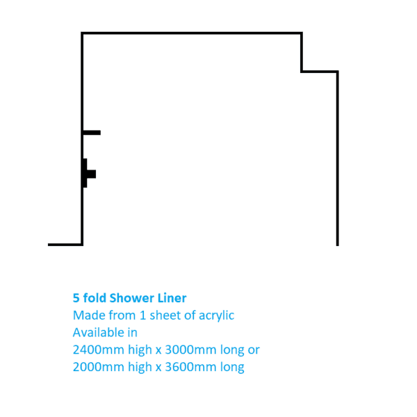 Shower Liner | Hygenic acrylic custom liners | Henry Brooks Bathrooms