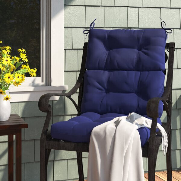 ONE PIECE SARVER HIGH BACK PATIO CHAIR CUSHIONS