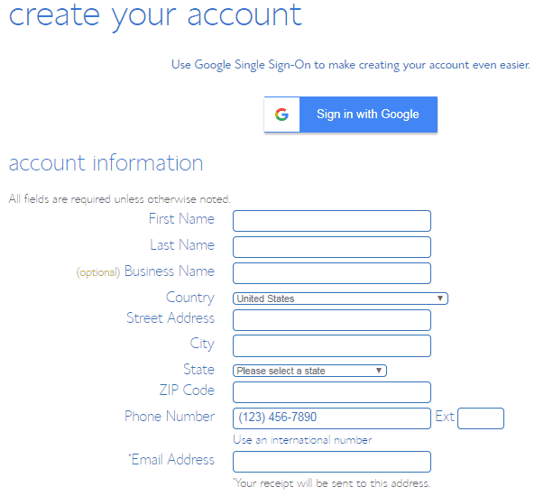 create blog account create blog account