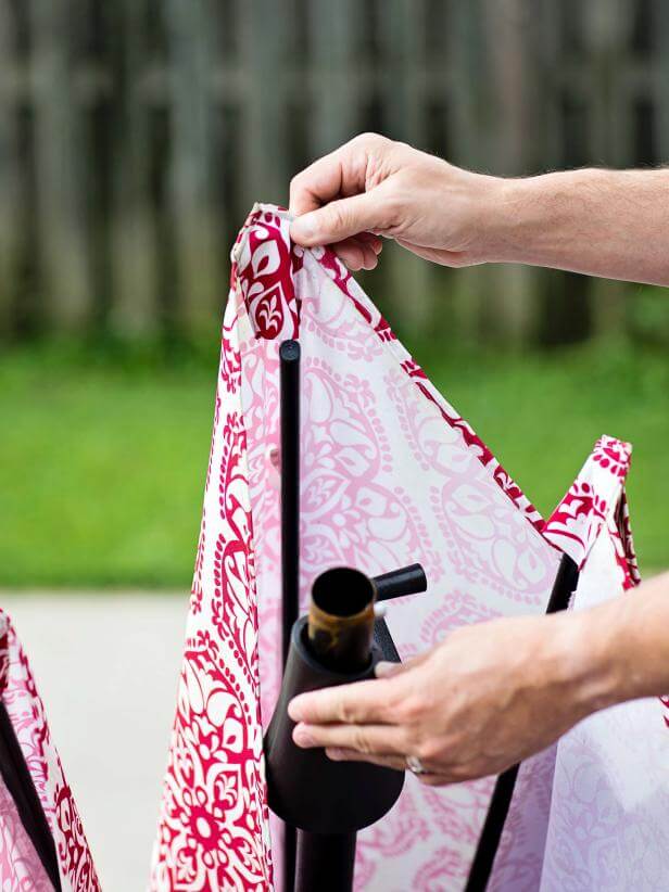REMOVE OLD CANOPY BEFORE PATIO UMBRELLA REPLACEMENT STEPS