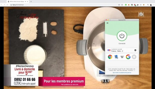 Déblocage M6 étranger ExpressVPN