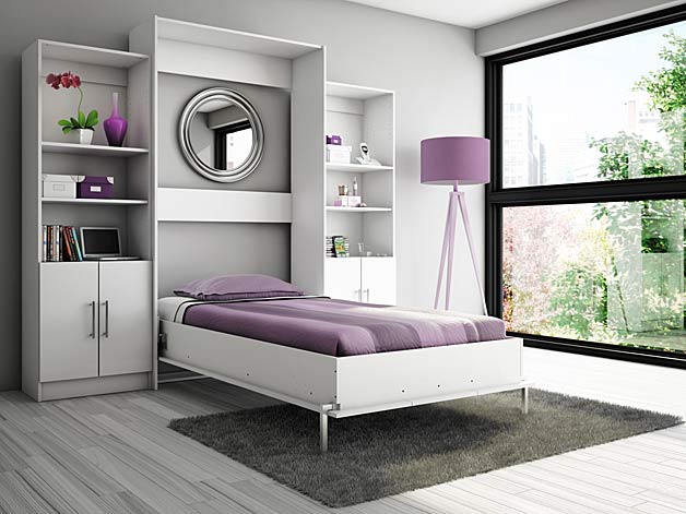 Murphy Wall Bed Couch Combo With A Sofa In Front Godownsize Com