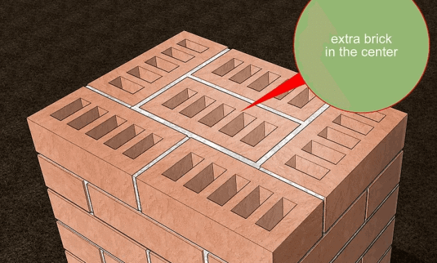 FINAL COURSE HOW TO BUILD PORCH COLUMN LAST BRICK