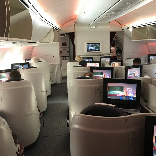 Qatar Airways Dreamliner Business Class Qatar Airways Dreamliner Business Class