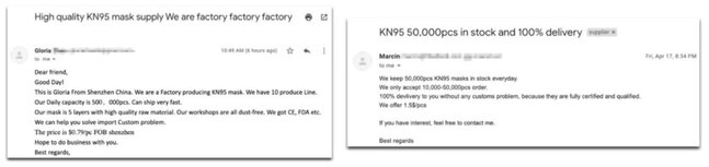 Mask Supplier in China selling N95 masks