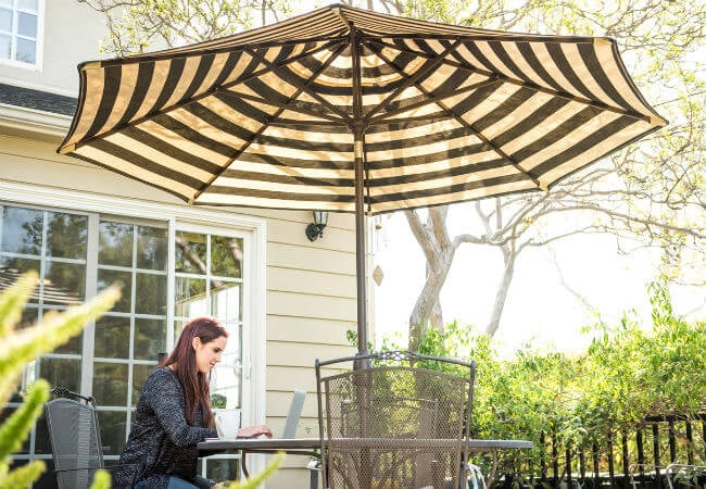 CHECK THE FITTING AFTER PATIO UMBRELLA CANOPY REPLACEMENT