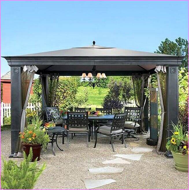 SUN SHADE FOR PATIO WITH CANOPY
