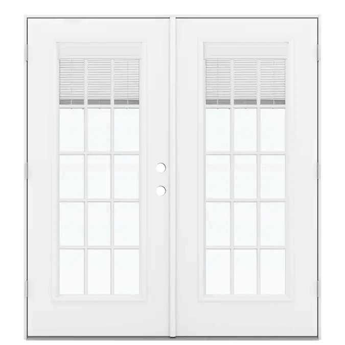 SLIDING PATIO DOORS WITH BUILT IN BLINDS LOW MAINTENANCE
