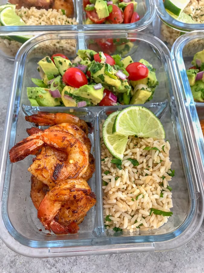 Blackened Shrimp Meal Prep