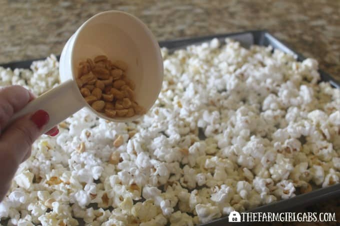 Candy Corn Popcorn - Step 1