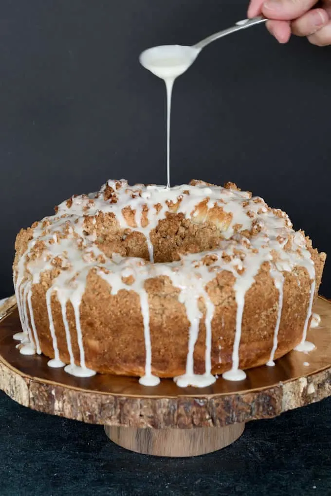 Sourdough Coffee Cake With Walnut Streusel Baking Sense