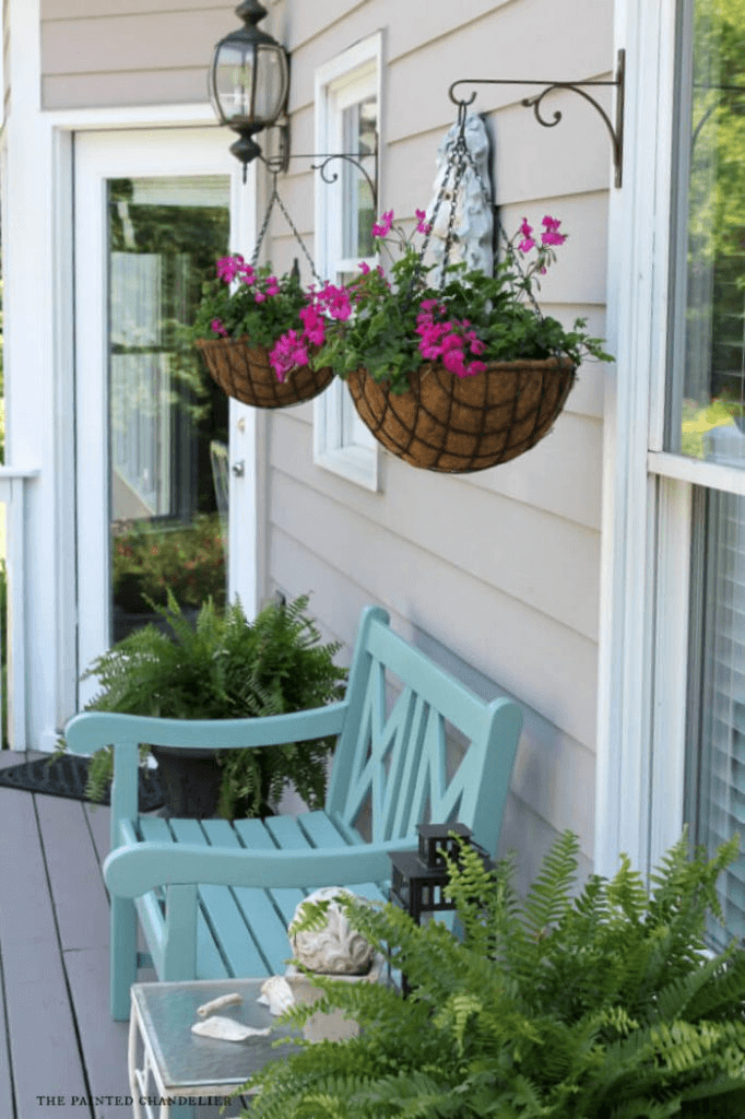 FLOWER DECOR IDEAS FOR FRONT PORCH SUMMER