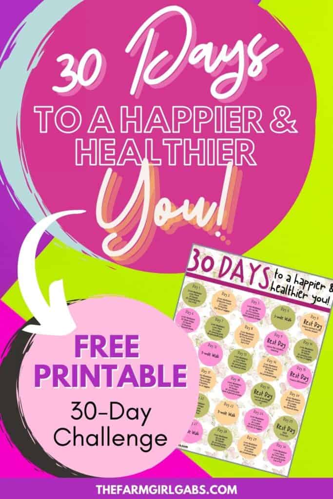 30 days to a happier and healthier you is possible, just follow these tips! Self-improvement tips. Free printable goal tracker