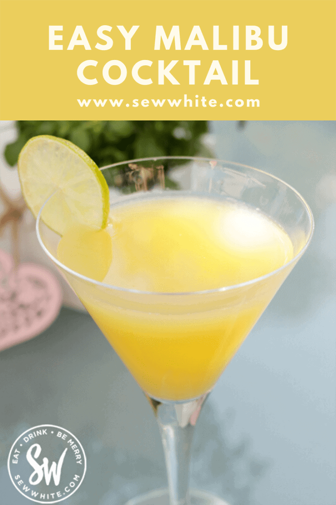 Malibu Vodka Cocktail With Pineapple Recipe Sew White