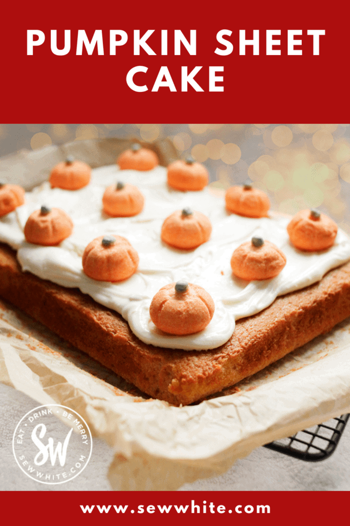pumpkin sheet cake pin