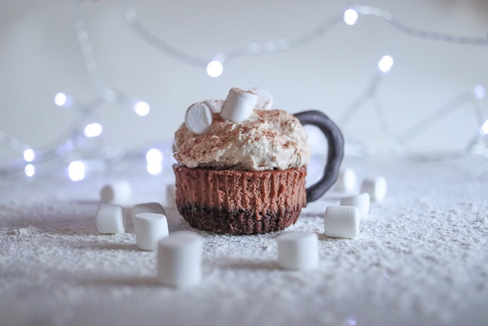 Recipe Hot Chocolate Mini Cheesecake Melanie May
