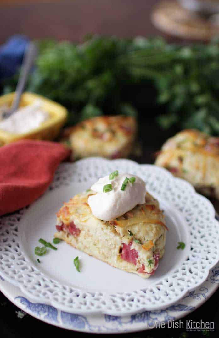 Ham And Cheese Scones Recipe Small Batch One Dish Kitchen