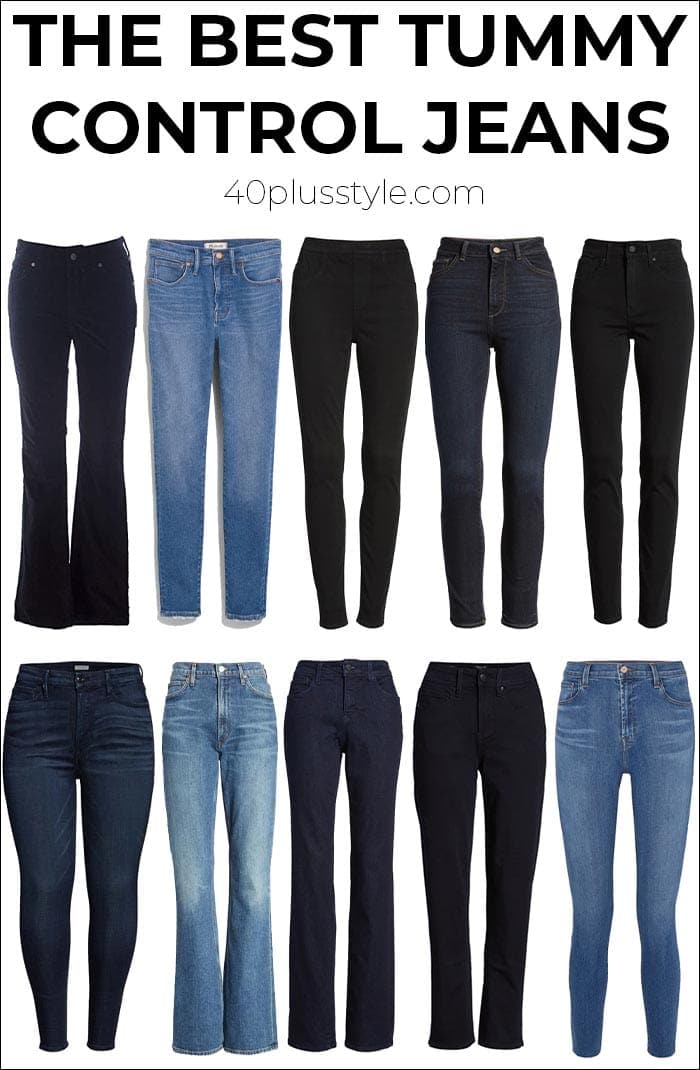 The best tummy control jeans to give you a smoother look | 40plusstyle.com