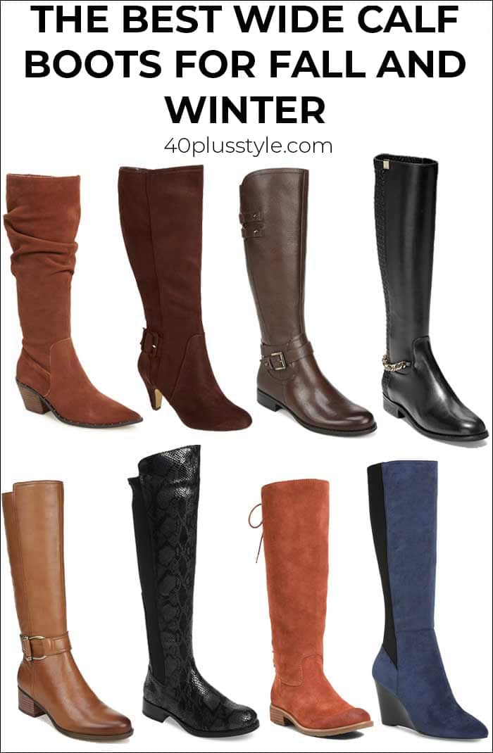 The best wide calf boots this winter and fall | 40plusstyle.com