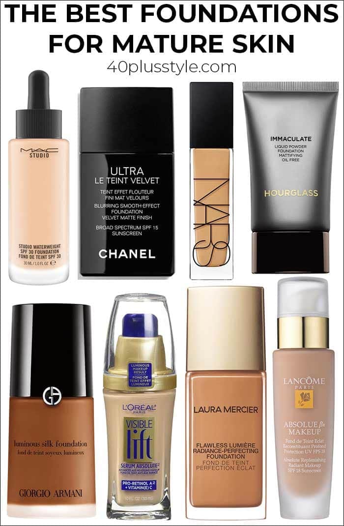 The best foundation for mature skin | 40plusstyle.com