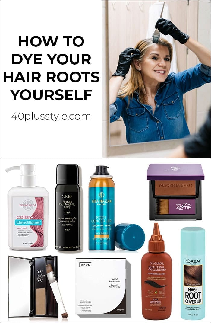 How to dye your hair roots yourself | 40plusstyle.com