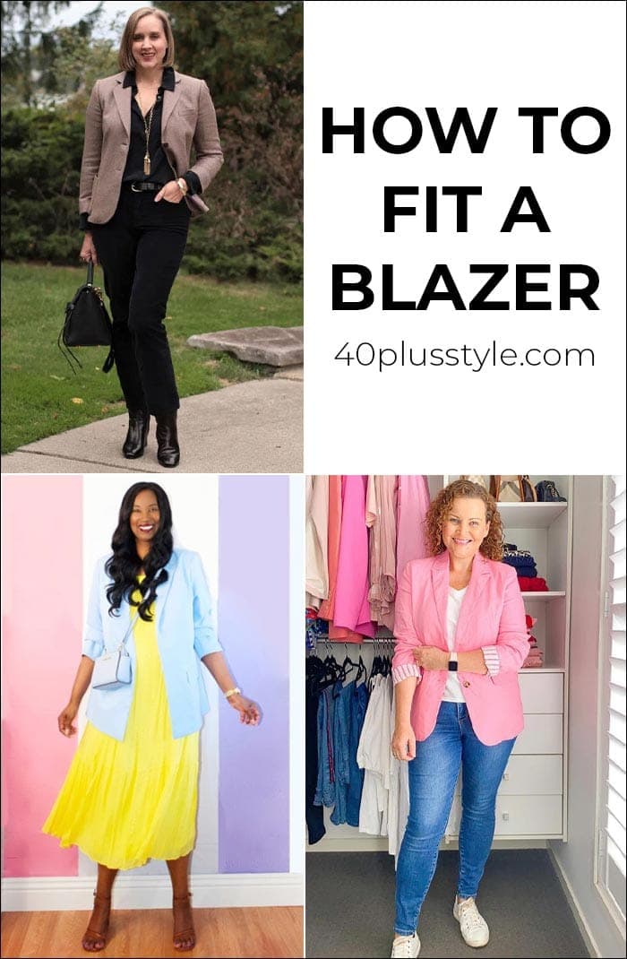 How to fit a blazer | 40plusstyle.com