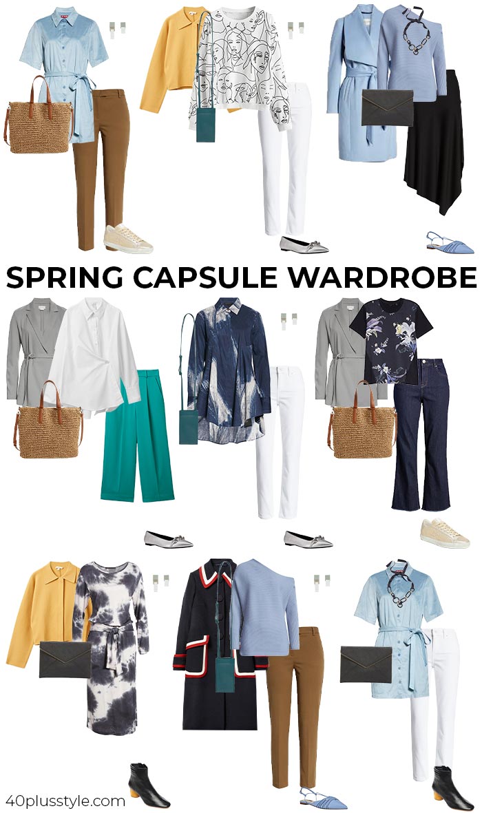 Spring 2021 capsule wardrobe | 40plusstyle.com