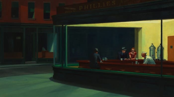 Edward Hopper ’s Iconic Painting Nighthawks Explained in a 7-Minute Video Introduction 1 Edward Hopper - Nighthawks