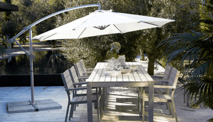 IKEA OUTDOOR FURNITURE PATIO SET WITH UMBRELLA ON PERTAINING