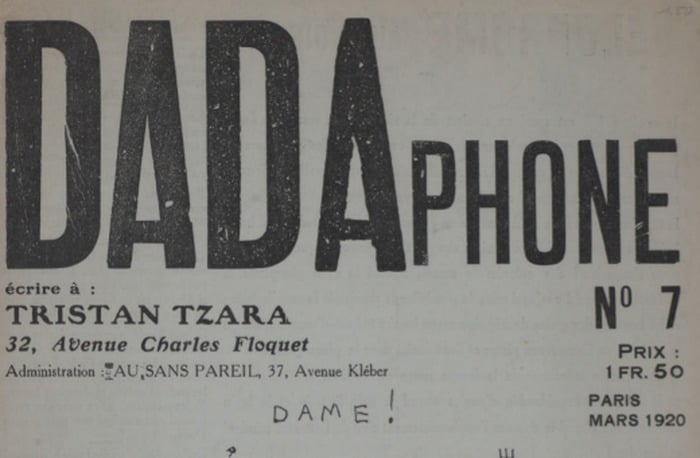 Download All 8 Issues of Dada, the Arts Journal (...) - @ Open Culture 1 Dada
