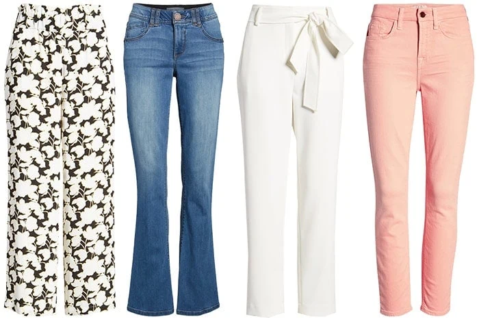jeans and pants for the romantic style personality | 40plusstyle.com