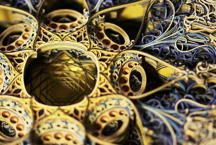 New Architecturally-Inspired Artworks Created From Layers of Laser-Cut Paper by Eric Standley 1 Artworks Created From Layers of Laser-Cut Paper