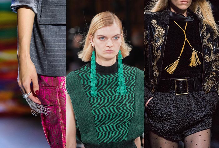 Tassels in the fall 2019 accessory trends | 40plusstyle.com