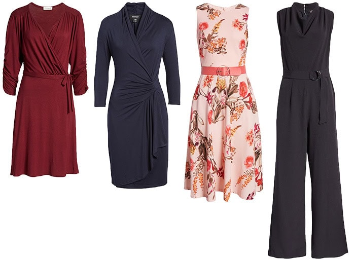 Dresses and jumpsuit to wear for the hourglass body | 40plusstyle.com