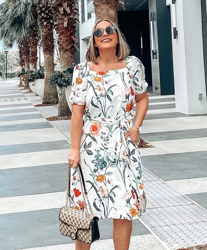 Fit and flare dress for the pear shape | 40plusstyle.com