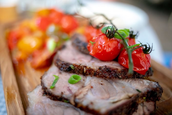 köstliches Fleisch modern angerichtet köstliches Fleisch modern angerichtet © Andreas Pöcking Fotograf in Erfurt