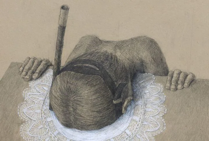 Solitary Worlds Explored in New Psychological Drawings by Stefan Zsaitsits 1 Solitary Worlds Explored in New Psychological Drawings by Stefan Zsaitsits