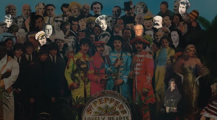 How The Beatles’ Sgt. Pepper’s Lonely Hearts Club Band Changed Album Cover Design Forever @Open Culture 1 The Beatles