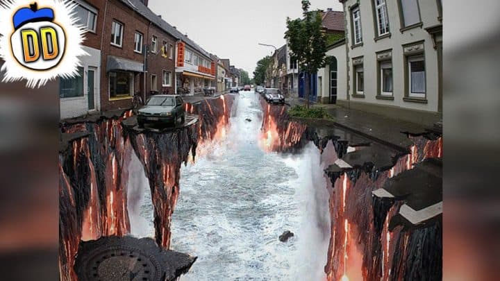 @YouTube "20 Pieces of Impossible 3D Street Art" 1 20 Pieces of Impossible 3D Street Art