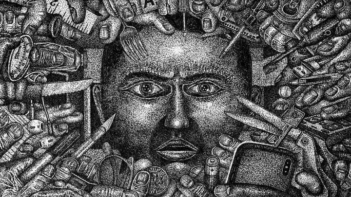 1,440 Portraits Emerge from a Single Ink Drawing in a New Animation by Jake Fried 1 Single Ink Drawing