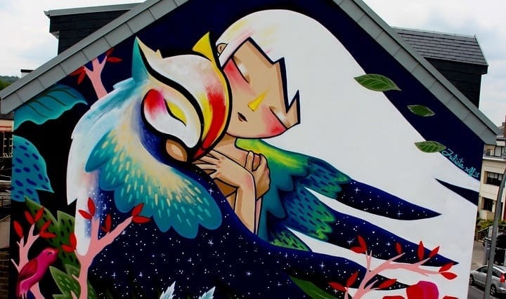 Julieta XLF large mural in Luxembourg 1 Julieta XLF